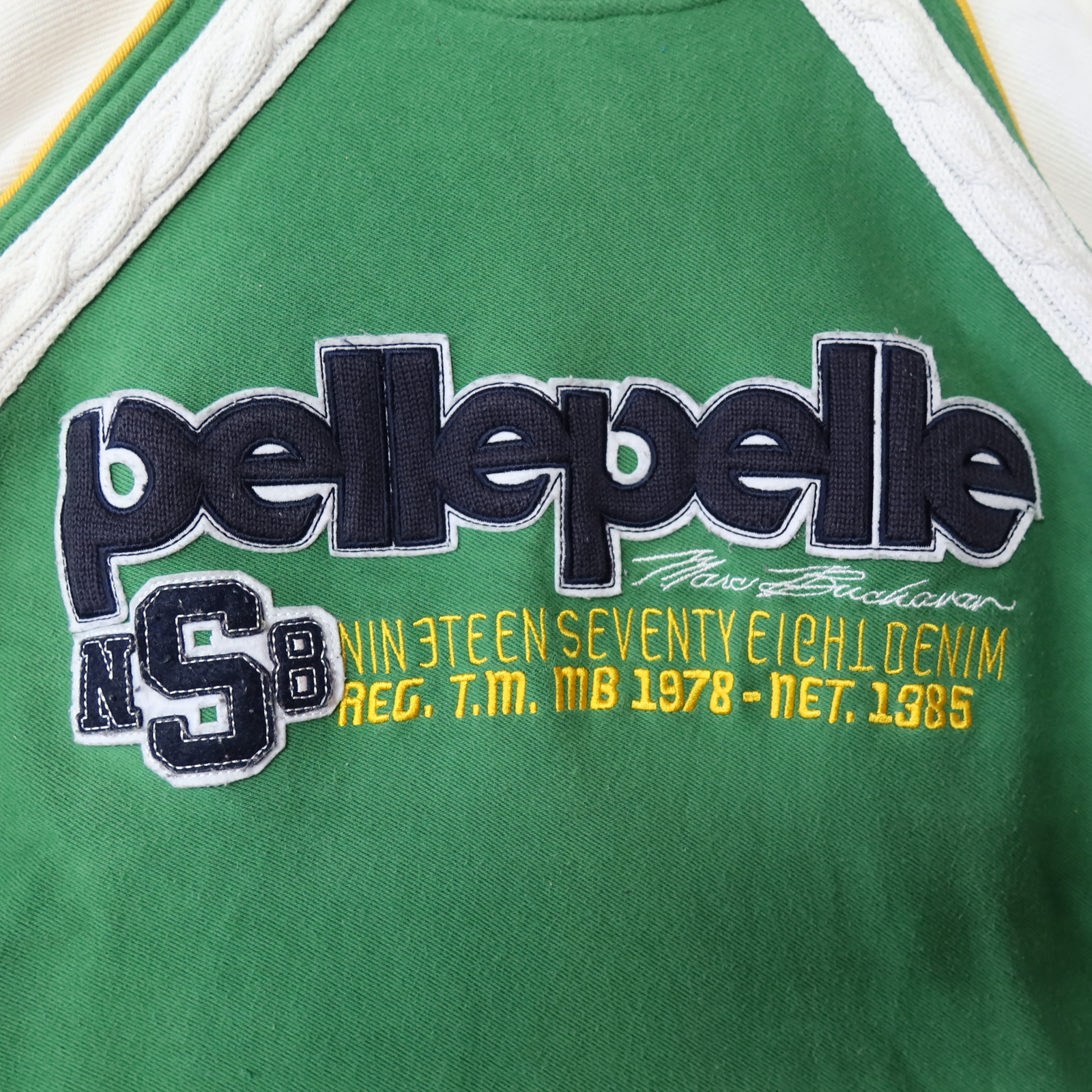 90s Vintage US古着☆Pelle Pelle ペレペレ 長袖 スウェット ラグラン