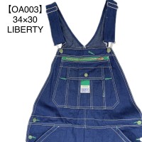 【OA003】34×30 Liberty denim overall リバティ オーバーオール | Vintage.City 빈티지숍, 빈티지 코디 정보