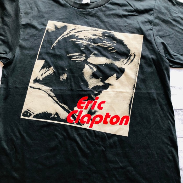 Eric clapton エリッククラプトン　ヴィンテージTシャツ　ロック　黒
