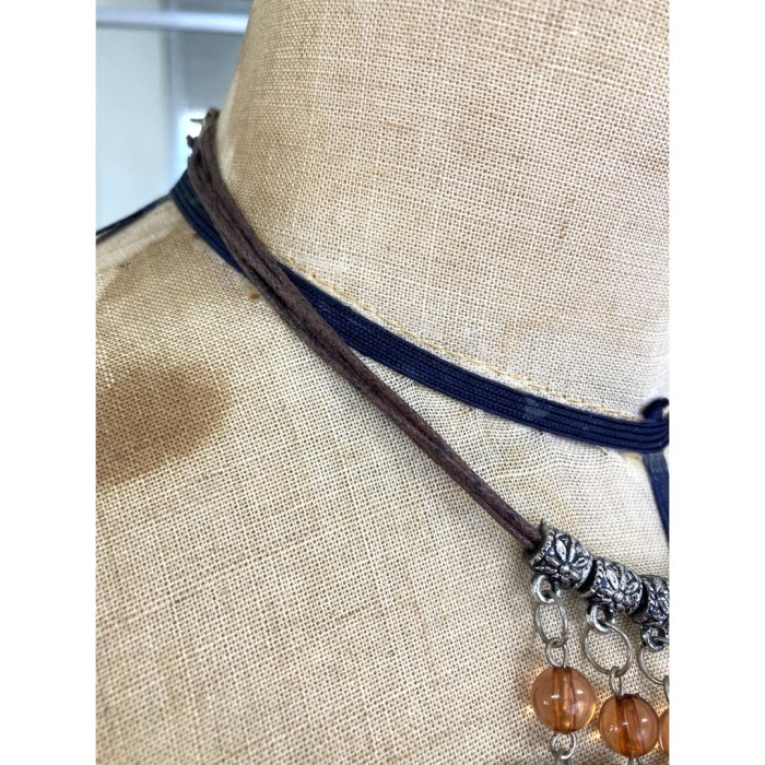 #950 necklace / 蝶々 ラメ ネックレス アクセサリー | Vintage.City 古着屋、古着コーデ情報を発信