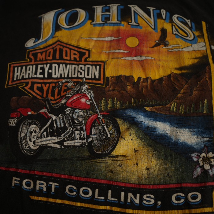 90s USA ハーレー ダビッドソン Tシャツ ヴィンテージ Harley Davidson