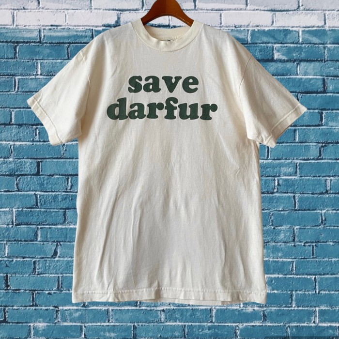 USA メキシコ製 Darfur ダルフール ロゴTシャツM ヴィンテージ古着