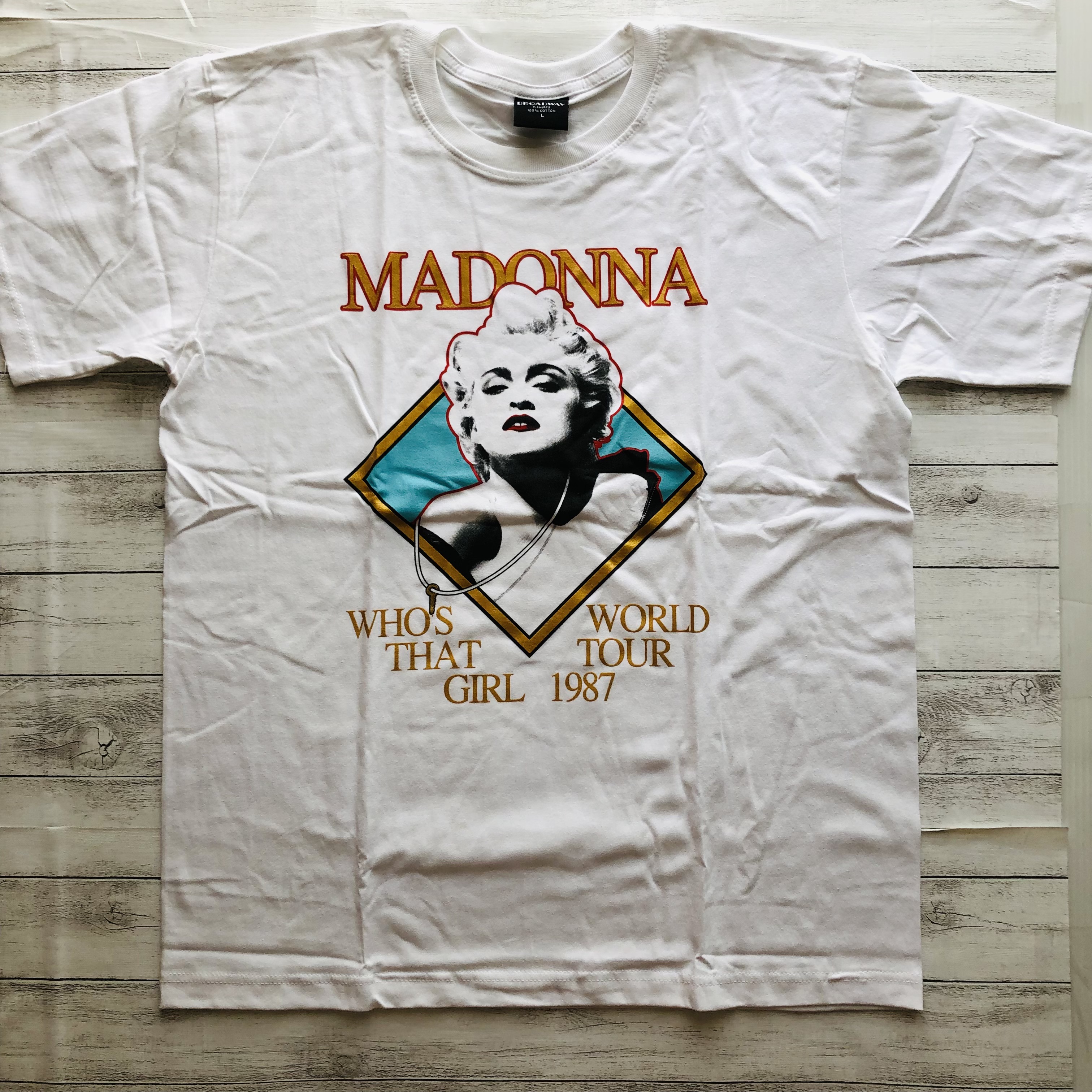 90's Madonna Tシャツ Lサイズ THE GIRLIE SHOW - メンズ