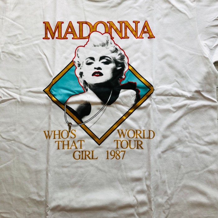 80svintagetshi1987年製 マドンナ Madonna ヴィンテージ Tシャツ