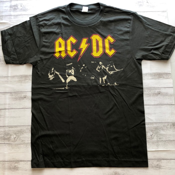 ACDC L バンドTシャツ ロックTシャツ - 記念品、思い出の品