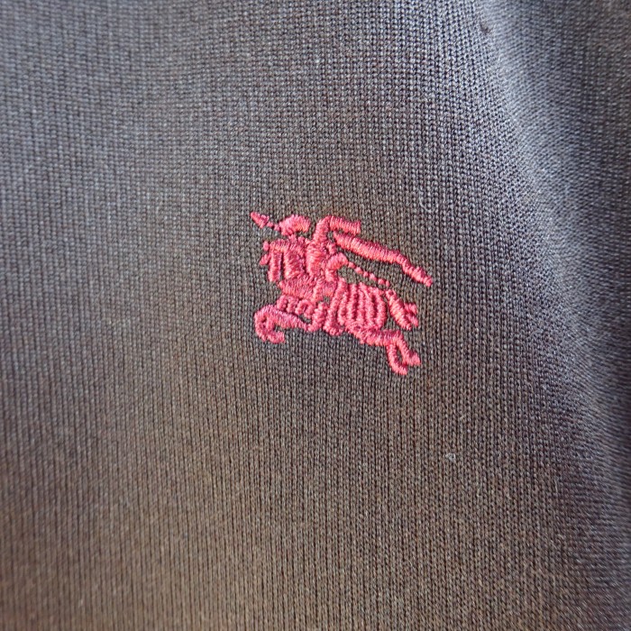 バーバリー ジャージ サイズ2 ブラウン フルジップ 刺繍ロゴ 異素材 シンプル 8184 | Vintage.City 古着屋、古着コーデ情報を発信
