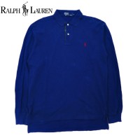 Polo by Ralph Lauren 長袖ポロシャツ M ネイビー  スモールポニー | Vintage.City 古着屋、古着コーデ情報を発信