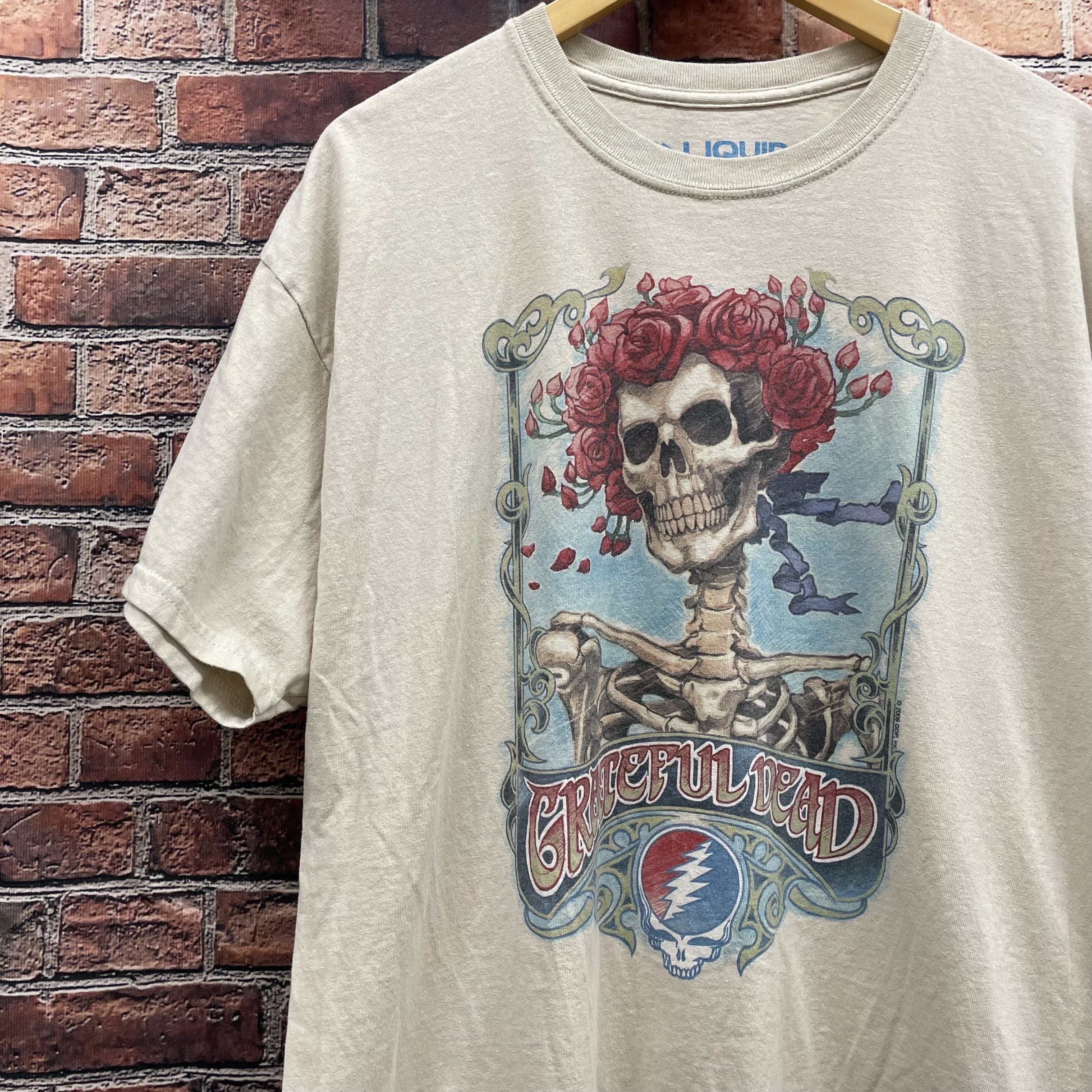 00s Grateful Dead グレイトフルデッド Tシャツ バンT バンド ロックT ドクロ ガイコツ ロゴ XL | Vintage.City