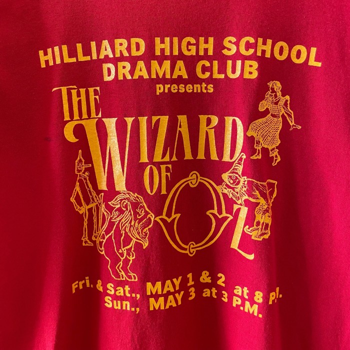 HILLIARD HIGH SCHOOL DRAMA CLUB T-shirts | Vintage.City 빈티지숍, 빈티지 코디 정보
