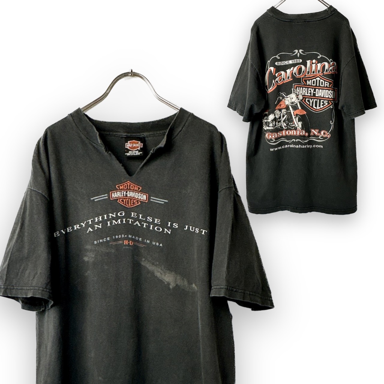 90s HARLEY DAVIDSON バック カラー プリント  Tシャツ 黒壱の型Tシャツはこちら
