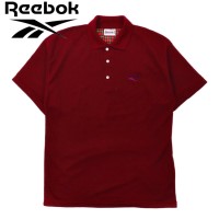 Reebok ポロシャツ XL ボルドー コットン ロゴ刺繍 ビッグサイズ 90年代 | Vintage.City 古着屋、古着コーデ情報を発信