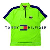 TOMMY HILFIGER ハーフジップポロシャツ M グリーン コットン 90年代 | Vintage.City 빈티지숍, 빈티지 코디 정보