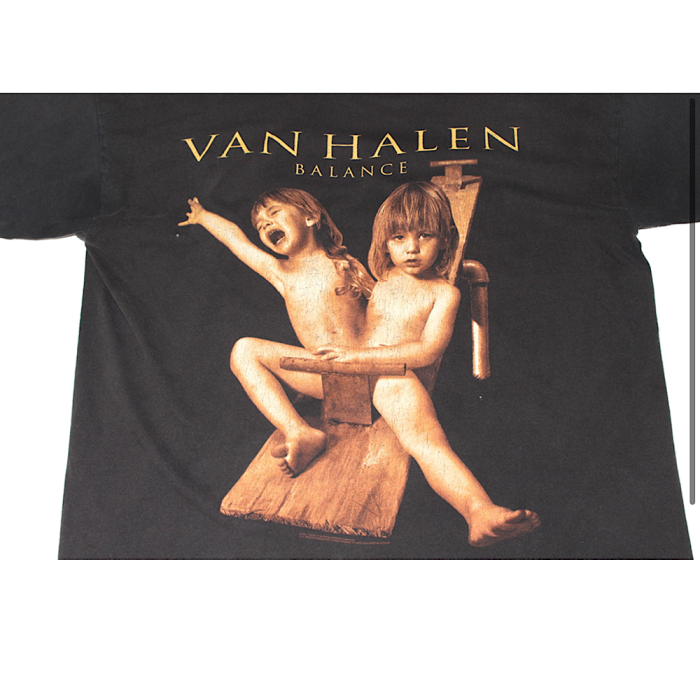 90'S  ヴィンテージ TEE VANHALEN BALANCE