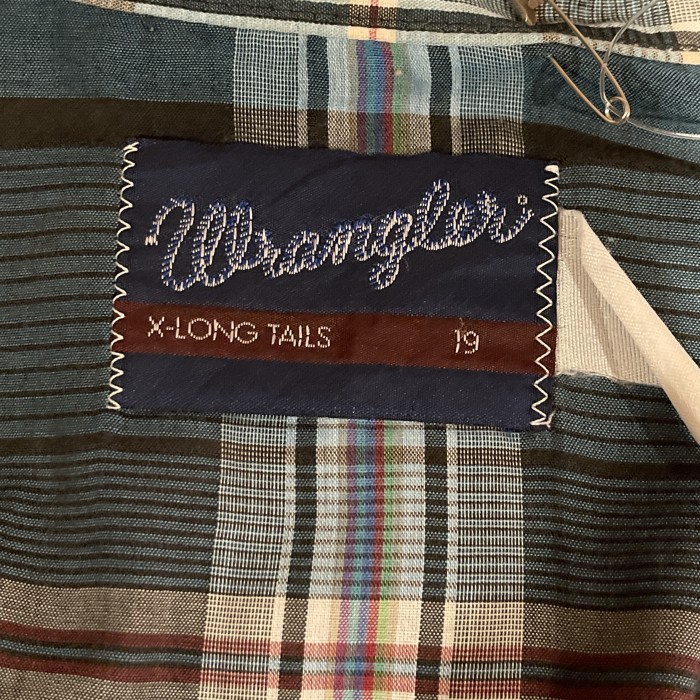 90s Wrangler  ラングラー　半袖　チェック　ウエスタンシャツ　C917 チェックシャツ | Vintage.City 古着屋、古着コーデ情報を発信