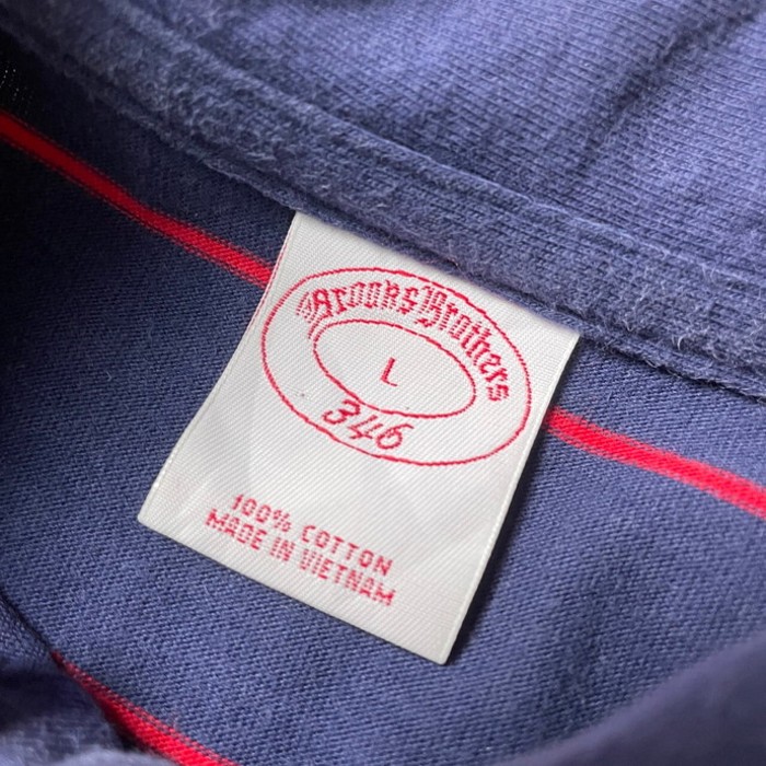 90年代 Brooks Brothers 346  ブルックスブラザーズ ボーダー ポロシャツ メンズL | Vintage.City 古着屋、古着コーデ情報を発信