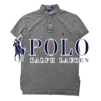 Polo by Ralph Lauren ポロシャツ S グレー コットン スモールポニー刺繍 | Vintage.City 古着屋、古着コーデ情報を発信