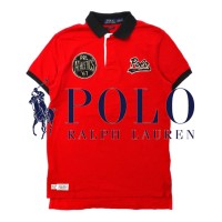 POLO RALPH LAUREN ポロシャツ M レッド コットン PRL ATHLETICS '67 | Vintage.City 古着屋、古着コーデ情報を発信
