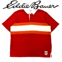 Eddie Bauer ポロシャツ L レッド コットン ビッグサイズ | Vintage.City 古着屋、古着コーデ情報を発信