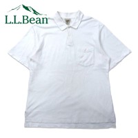 L.L.Bean ビッグサイズ ポロシャツ L ホワイト コットン | Vintage.City 古着屋、古着コーデ情報を発信