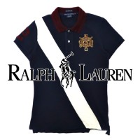 RALPH LAUREN ポロシャツ M ネイビー コットン ロゴ刺繍 | Vintage.City 빈티지숍, 빈티지 코디 정보