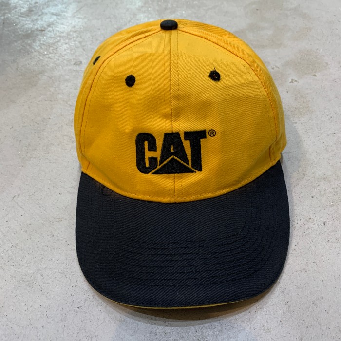 CAT ツートンキャップ キャタピラー 企業ロゴ | Vintage.City