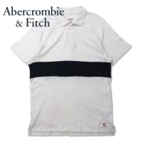 ABERCROMBIE AND FITCH ビッグサイズ ポロシャツ L ホワイト コットン | Vintage.City 古着屋、古着コーデ情報を発信