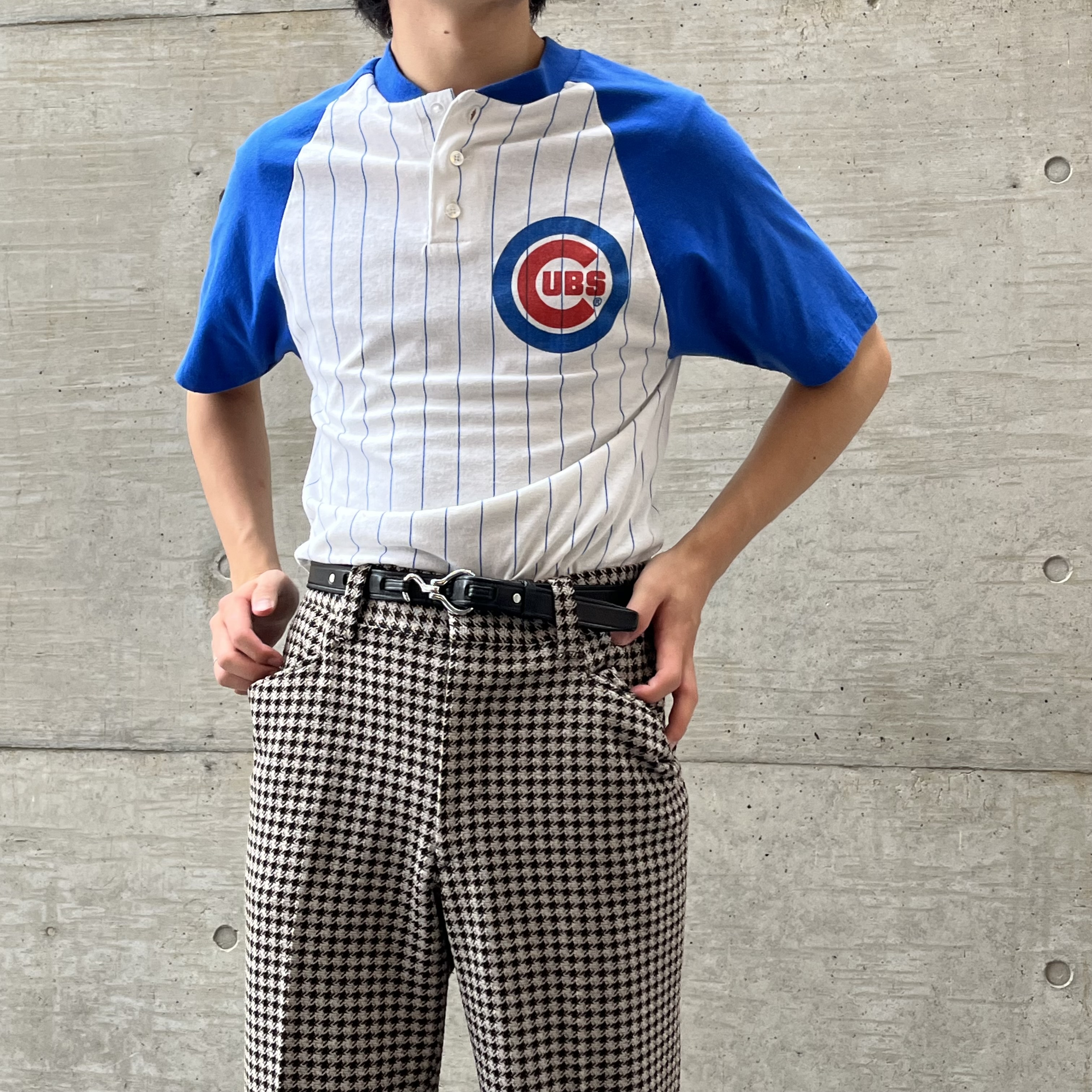 USA製 90's LOGO7 ベースボールTシャツ ラグランTシャツ ヘンリーネックTシャツ 古着 fc-769 | Vintage.City