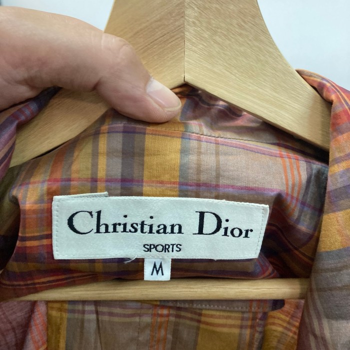 90’s Christian Diorチェック薄手トレンチコート　M | Vintage.City 빈티지숍, 빈티지 코디 정보