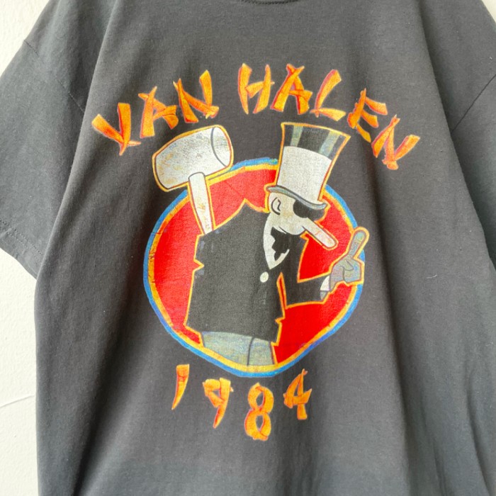VAN HALEN printed T-shirt ヴァン・ヘイレン バンドTシャツ