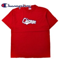 Champion ビッグサイズTシャツ XL レッド コットン NBA シカゴ・ブルズ Chicago Bulls ホンジュラス製 | Vintage.City 古着屋、古着コーデ情報を発信