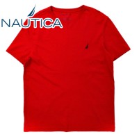 NAUTICA ワンポイントロゴTシャツ M レッド コットン | Vintage.City 古着屋、古着コーデ情報を発信