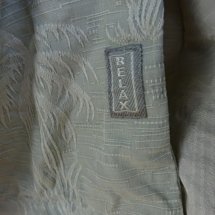 トミーバハマ アロハシャツ XL ミントグリーン ヤシの木 刺繍生地 半袖 開襟 8241 | Vintage.City 古着屋、古着コーデ情報を発信