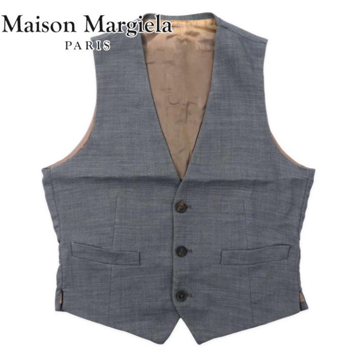 Maison Margiela ベスト 46(M位) グレーx黒