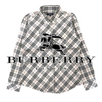 BURBERRY ノバチェックシャツ M ホワイト コットン ワンポイントロゴ刺繍 | Vintage.City 古着屋、古着コーデ情報を発信