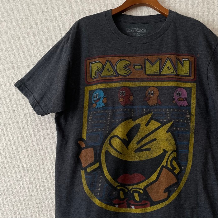 USA メキシコ製 パックマン PAC-MAN カットオフ ゲーム 半袖 Tシャツ ...
