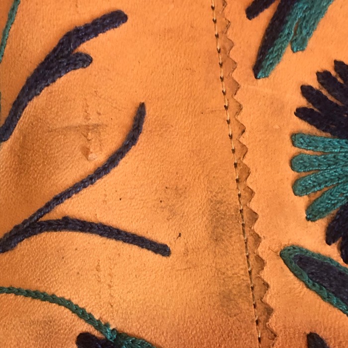 刺繍入り スウェードのヴィンテージビッグバッグ | Vintage.City 빈티지숍, 빈티지 코디 정보