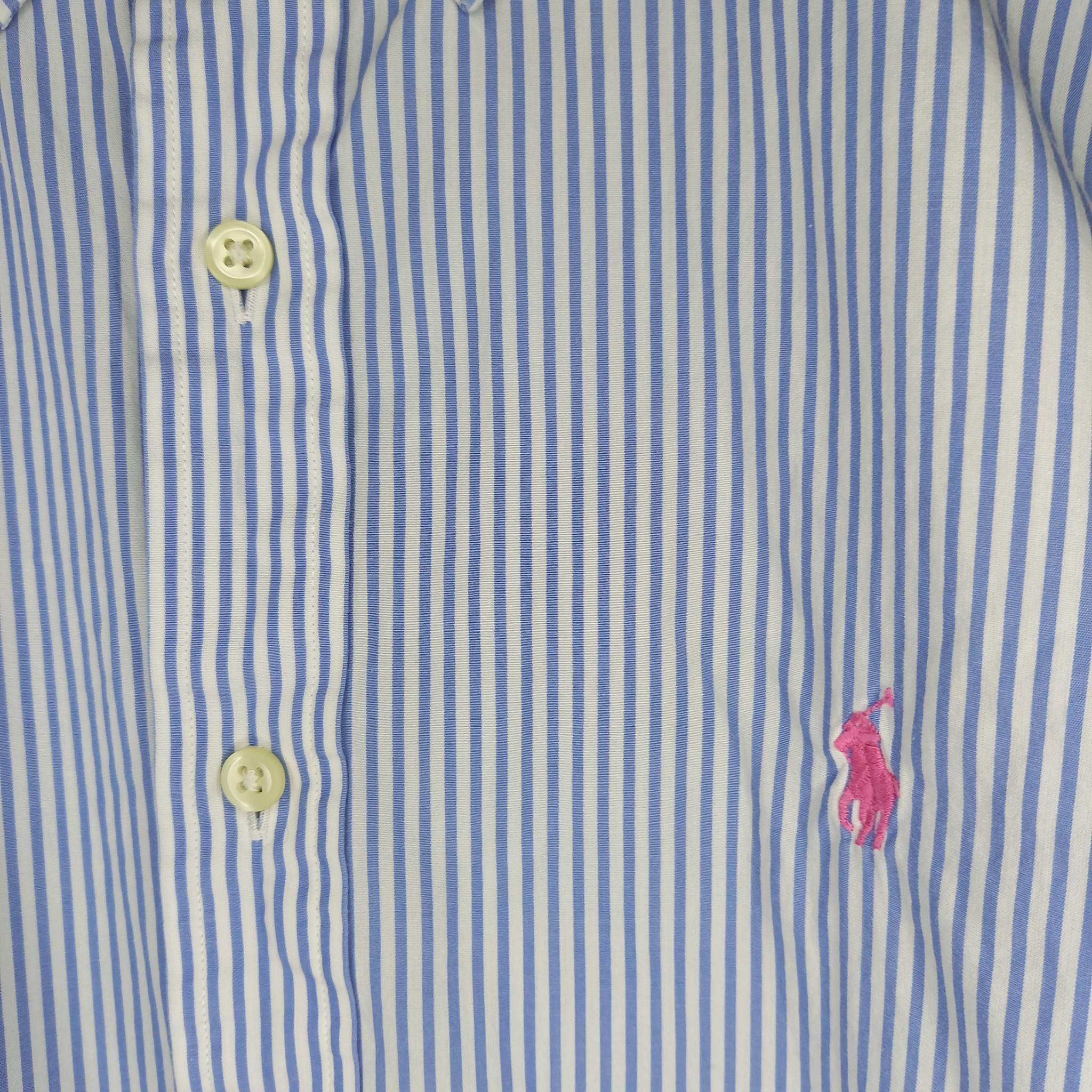 ラルフローレン BDシャツ 半袖 ボタンダウン 刺繍 ピンクポニー