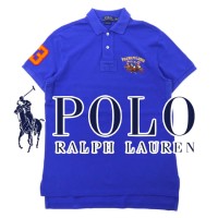 POLO RALPH LAUREN ポロシャツ 175 ブルー コットン ロゴ ポニー刺繍 | Vintage.City 古着屋、古着コーデ情報を発信