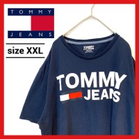 90s 古着 トミージーンズ Tシャツ ビッグロゴ ゆるダボ XXL | Vintage.City 빈티지숍, 빈티지 코디 정보