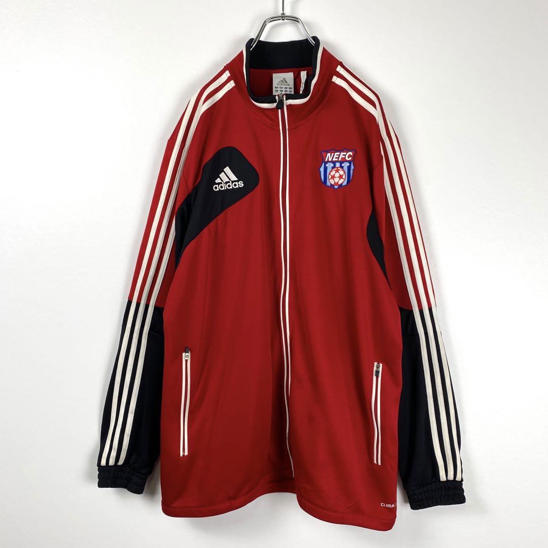古着 adidas イングランド サッカークラブ トラックジャケット 赤黒 XL