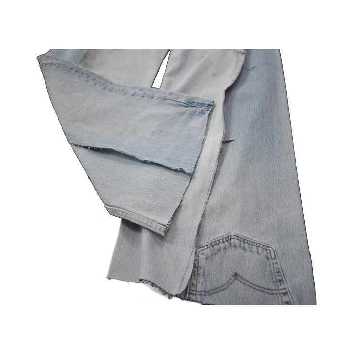 VERS Remake Docking Cutoff Flare Denim Pants | Vintage.City 빈티지숍, 빈티지 코디 정보
