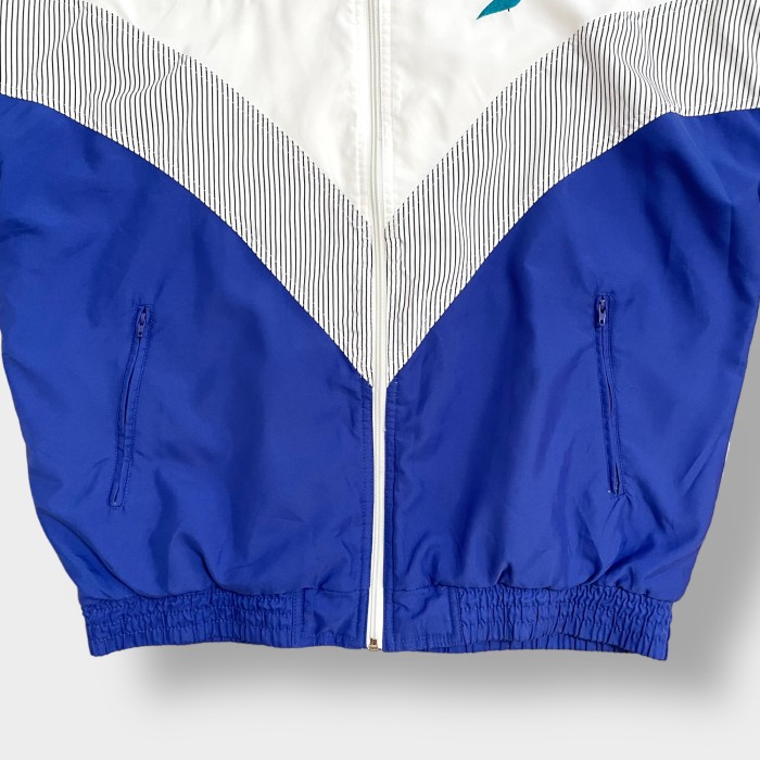 adidas】90s トラックジャケット ジャンパー ブルゾン 刺繍ロゴ