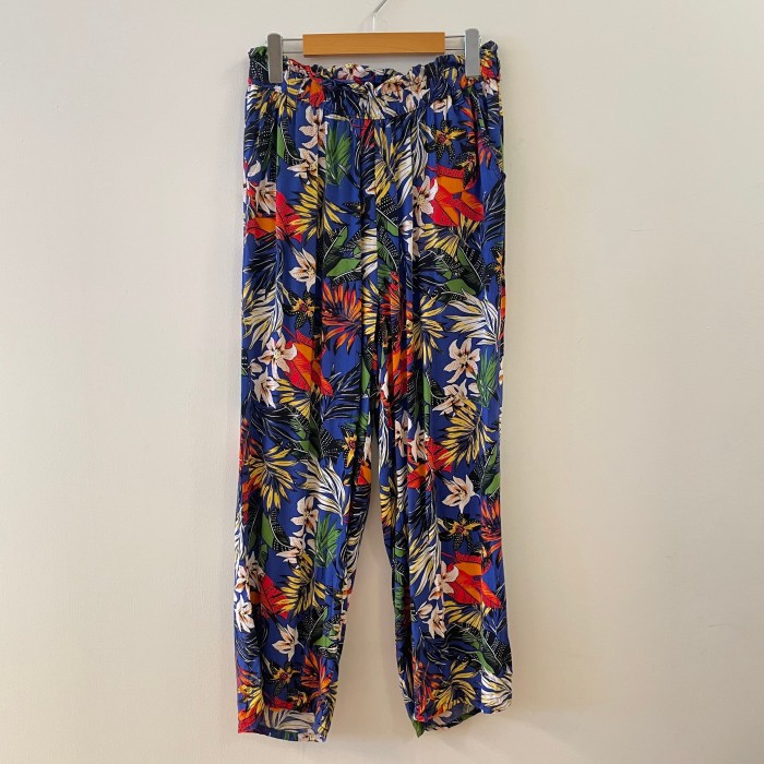 Tropical flower relax pants | Vintage.City Vintage Shops, Vintage Fashion Trends