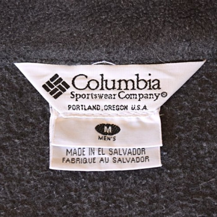 コロンビア アウトドア フリースジャケット チャコール メンズM Columbia @DD0055 | Vintage.City 古着屋、古着コーデ情報を発信