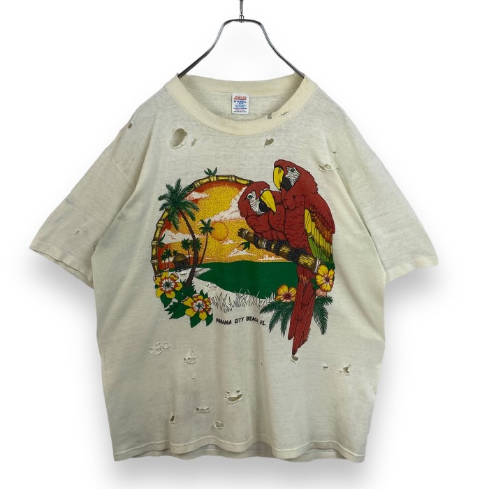 vintage USA製 半袖　Tシャツ 鳥 アニマル
