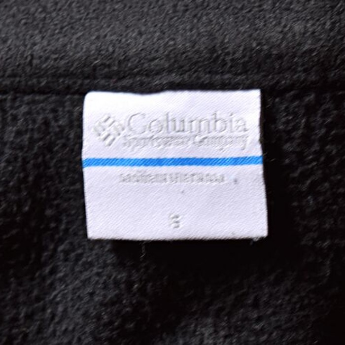 コロンビア アウトドア インナー フリースジャケット メンズS Columbia ブラック 黒色 @DD0045 | Vintage.City 古着屋、古着コーデ情報を発信