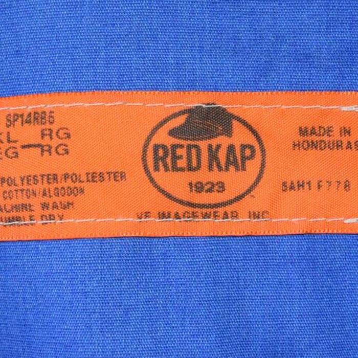 レッドキャップ ヴィンテージ ワークシャツ ワッペン 長袖シャツ ブルー RED KAP メンズXL @CA0187 | Vintage.City 古着屋、古着コーデ情報を発信