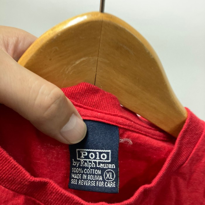 90’sPolo by Ralph Lauren半袖Tシャツ　XL 赤 | Vintage.City 古着屋、古着コーデ情報を発信