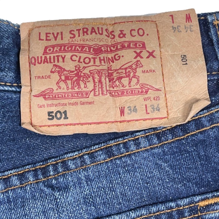 【96】W34 L34 Levi's 501 Bob Marley denim pants ボブマーリー リーバイス デニム 501シリーズ | Vintage.City 古着屋、古着コーデ情報を発信