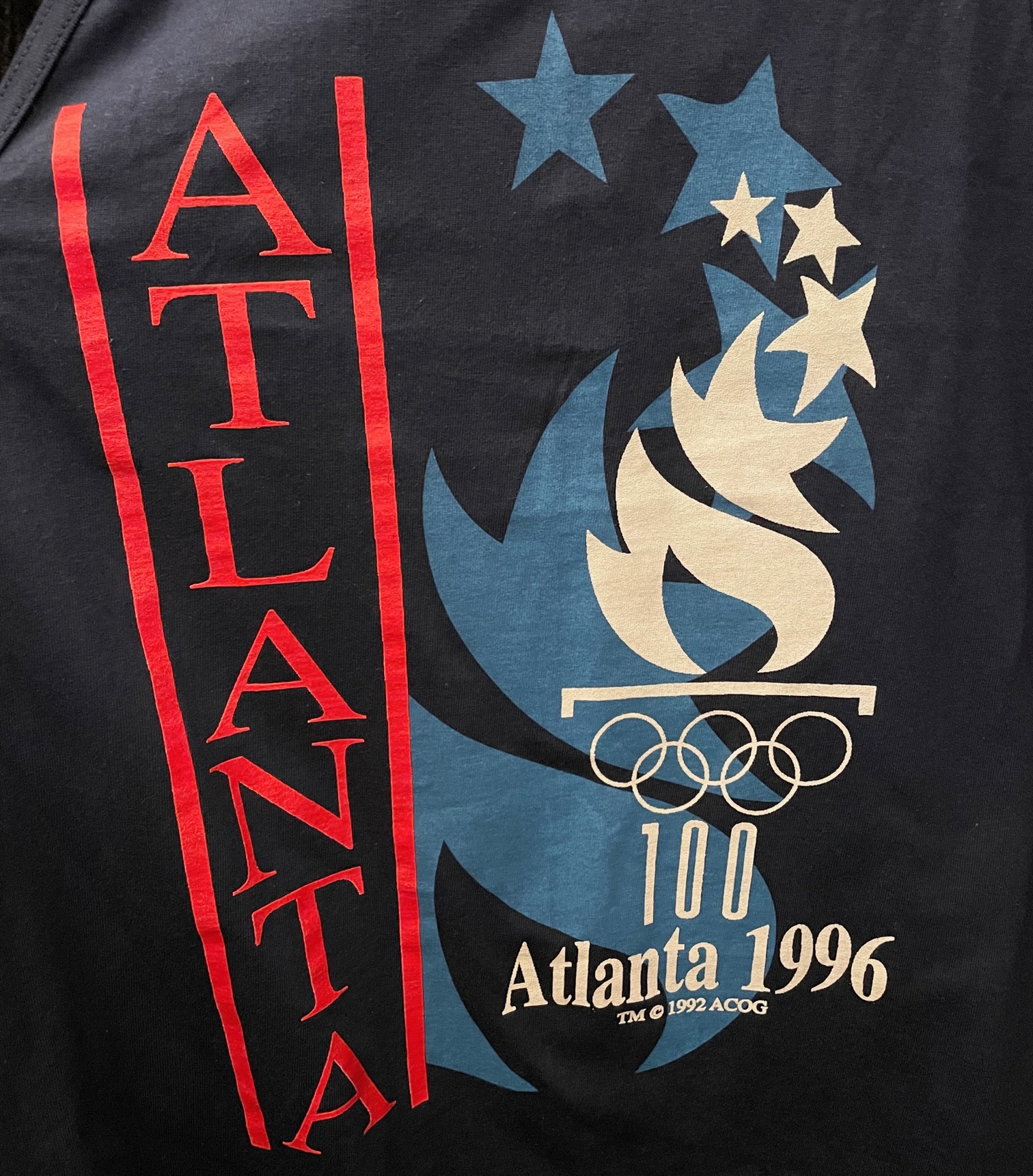 ☆タグ付き新古品☆ レア MADE IN USA製 Hanes 1996 Atlanta OLYMPIC